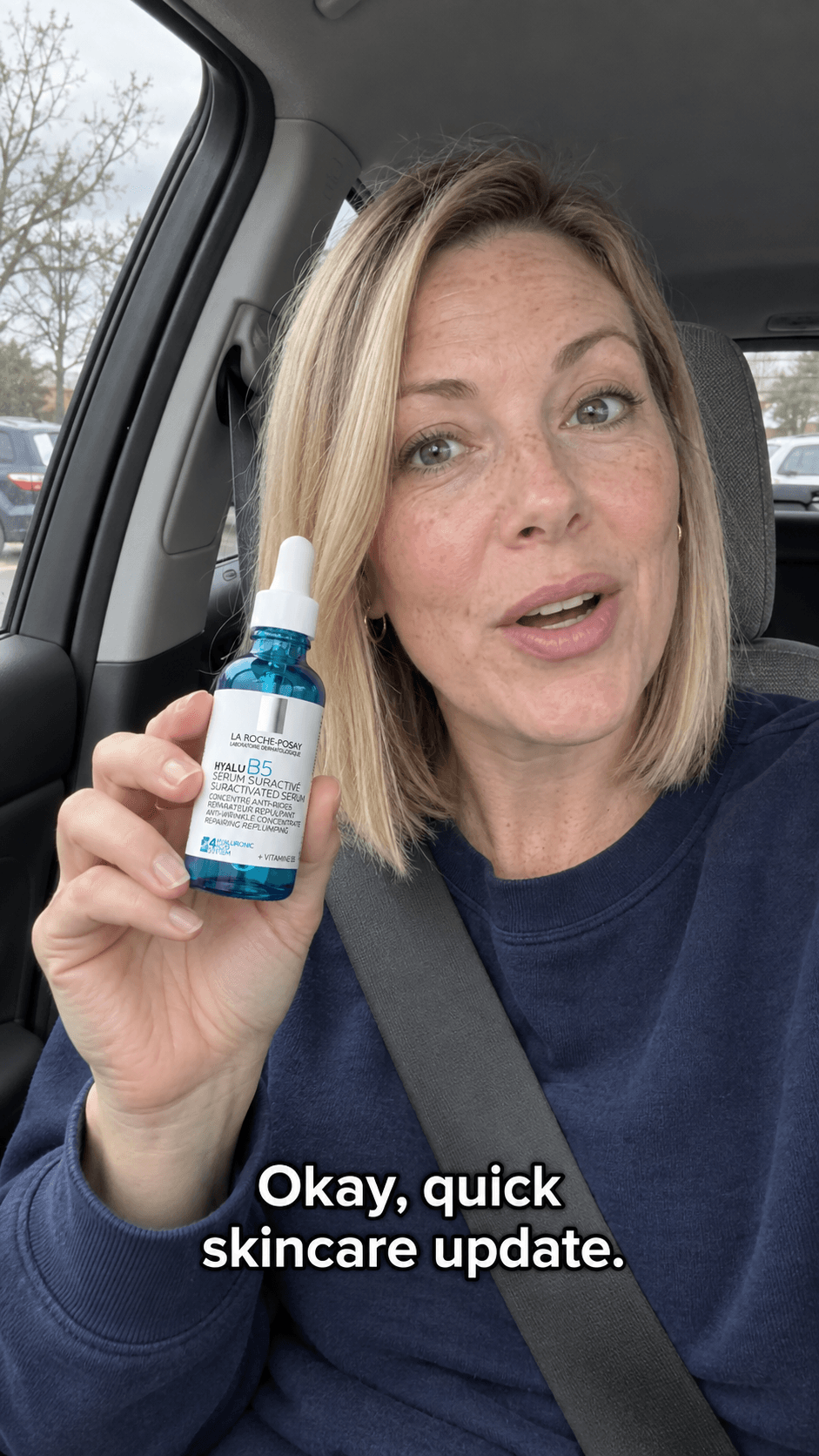 Car selfie skincare update